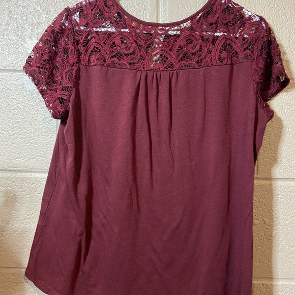 Per seption concepts maroon blouse size extra large - Picture 4 of 4